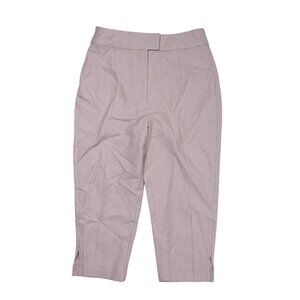 LOUNGE Underwear Houndstooth Capri Trousers in Beige